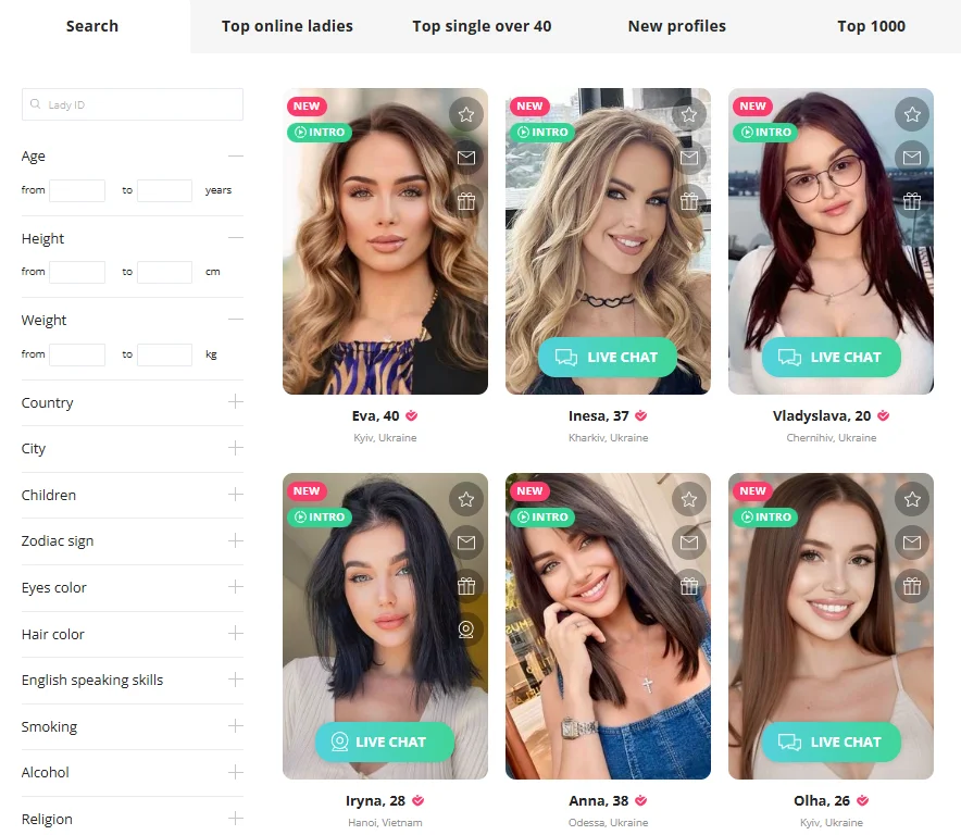 Advanced Search Filters